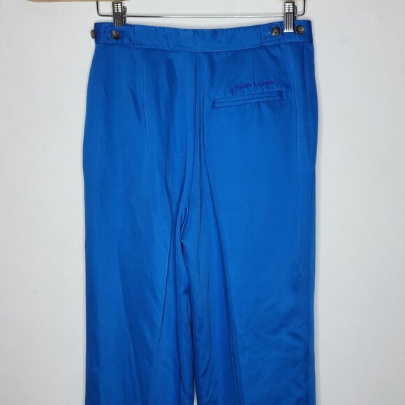 Ralph Lauren Polo Sport Size 8 Blue Wide Leg Women's Pants - Picture 4 of 6
